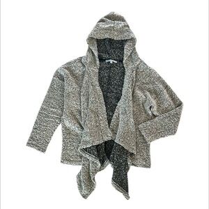 Cecico boucle knit open front cardigan sweater size medium